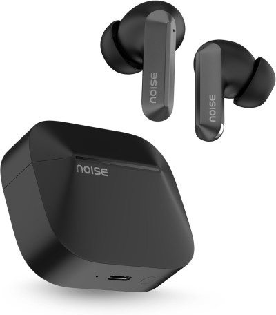 Noise ALT Buds(S), 45Hrs Playtime, Quad mic ENC, App Support, Instacharge,Dual Pairing Bluetooth Headset (Chosen Black, True Wireless)